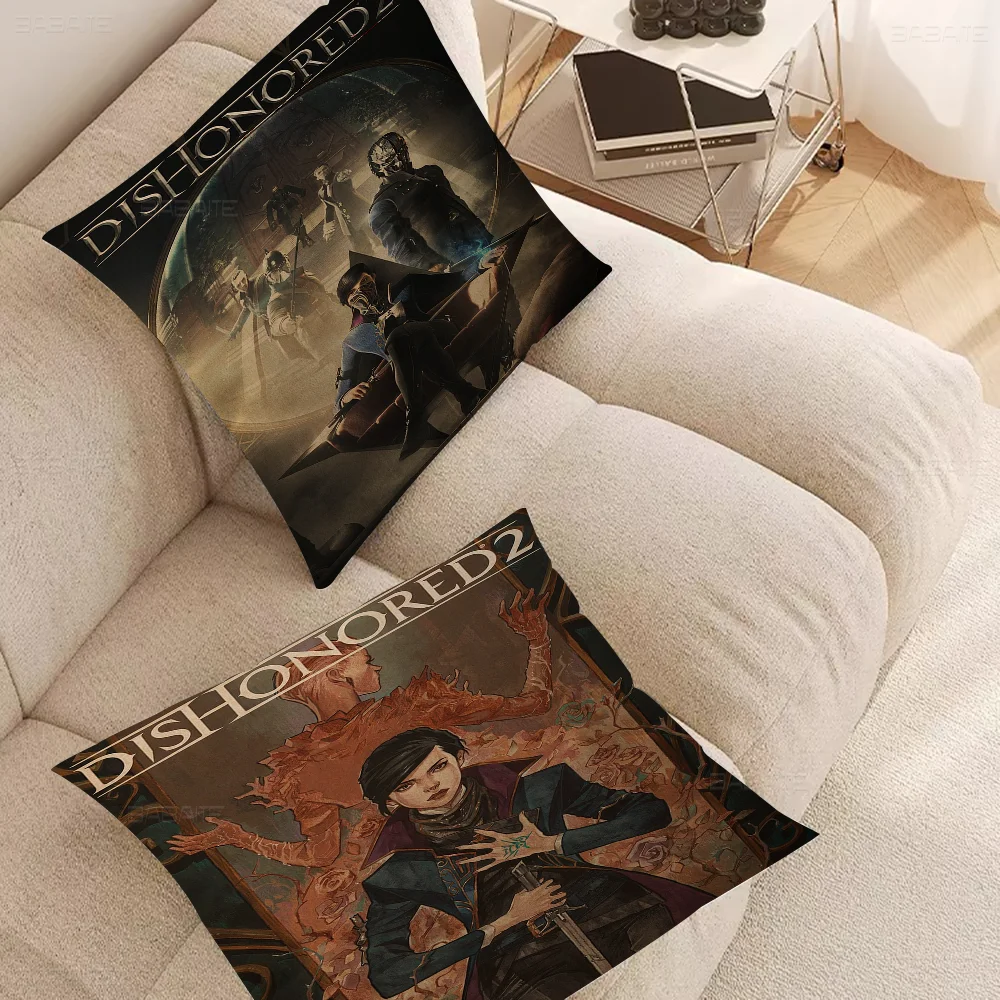 Dishonored 2 игровой кленовый дизайн наволочка с изображением счастливой осени декор