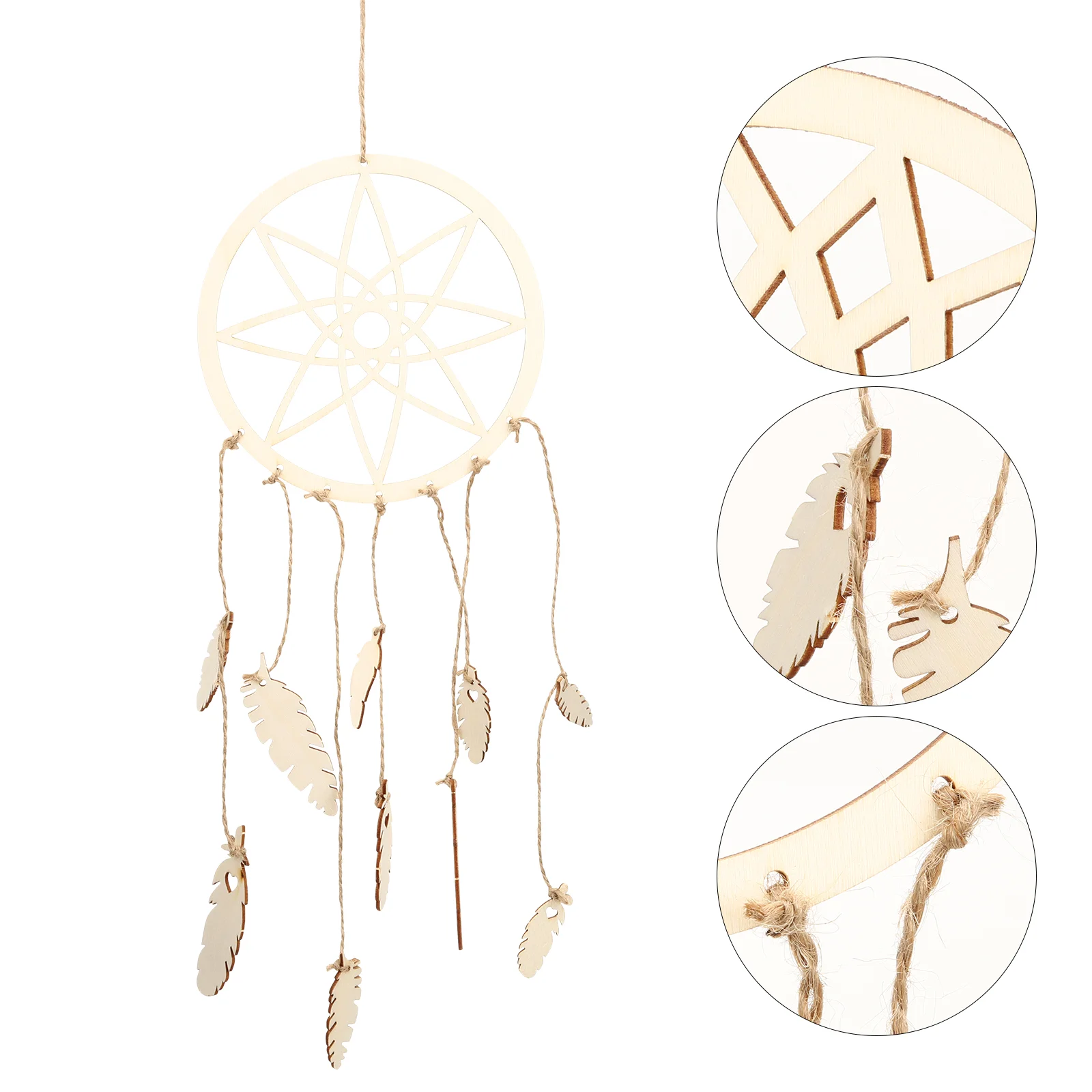 

2pcs Wall Decoration Beginners Adults DIY Make Your Own Ornament Kit Dream Catcher Kit Wall Hanging Supplies