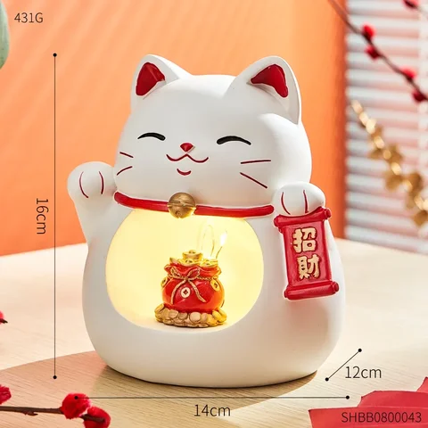 Японское украшение для комнаты, керамическое украшение, милые аксессуары, Манеки Неко, счастливая кошка, милая удача, искусственное украшение для дома, подарок