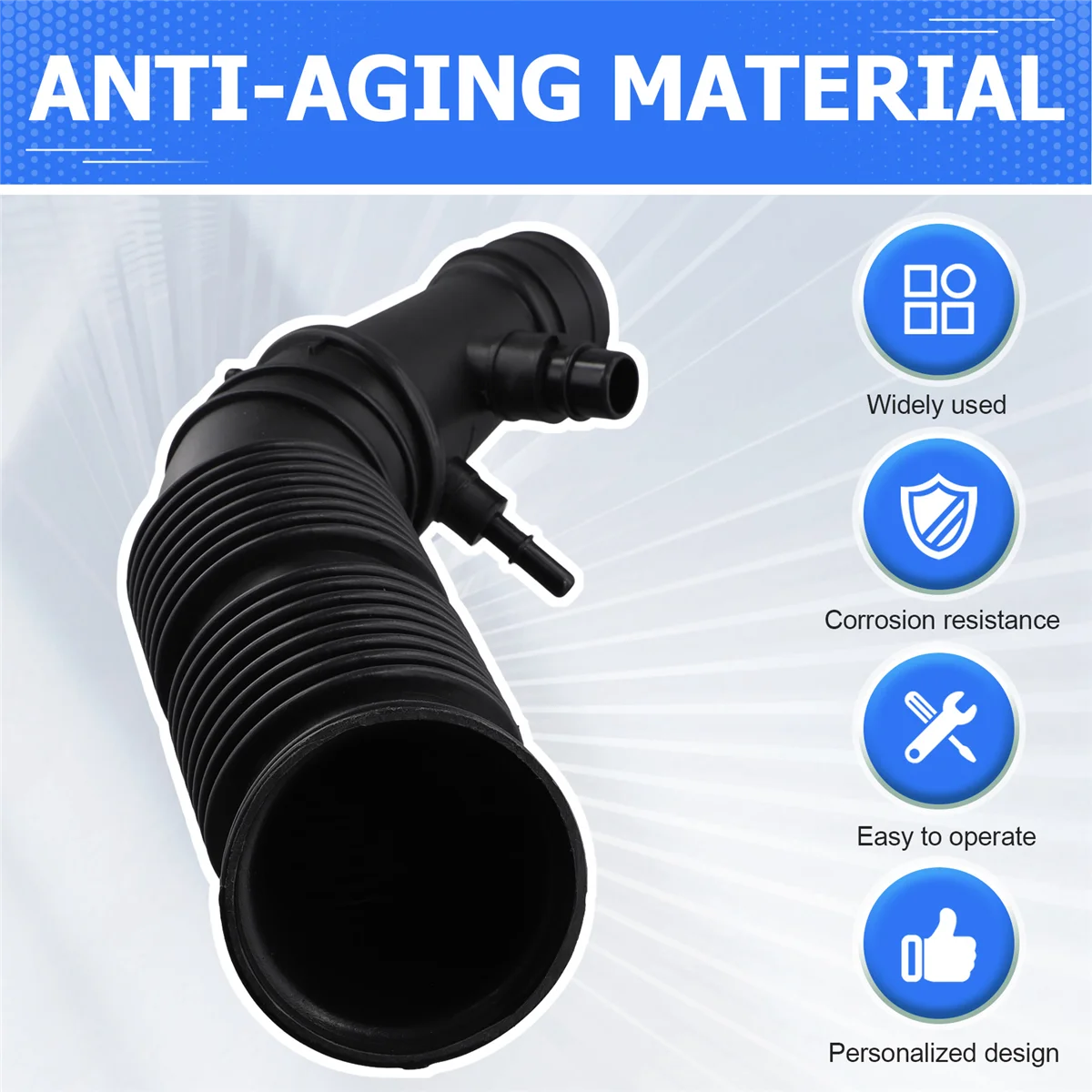 Воздухозаборная труба 68297298AA 52026977 для чистого воздуховода подключенная к крышке