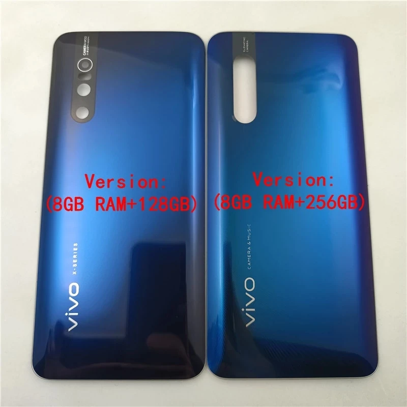 Стеклянная Крышка батарейного отсека для Vivo X27 задняя крышка запасные части V1829A