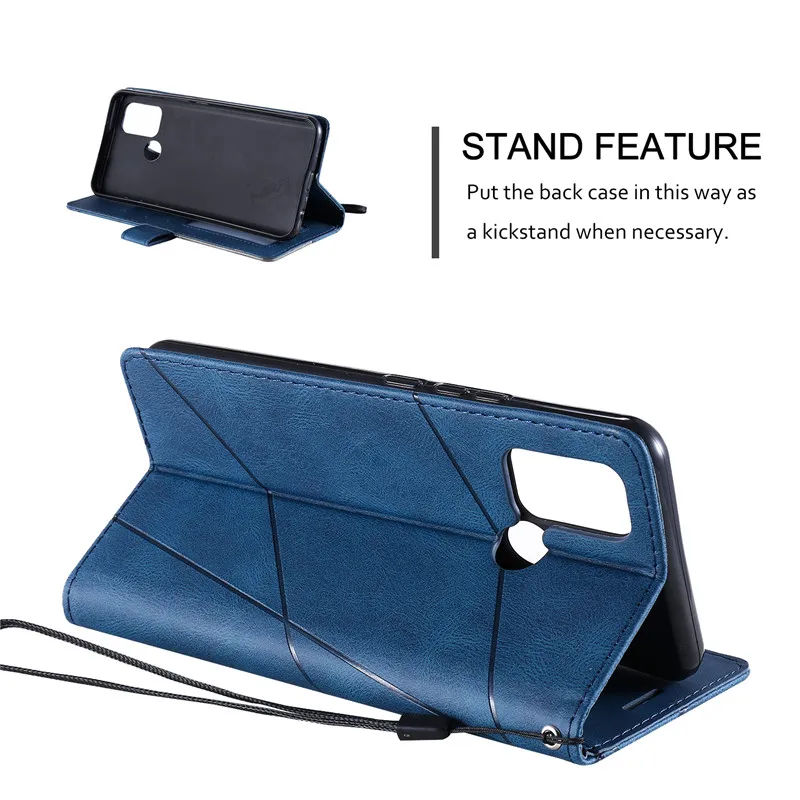 Flip Magnetic Leather Cover For OPPO Realme C35 C31 C21Y C25Y C25S C15 C12 C11 C3 C1 C17 C20 c3i Coque Wallet Stand Phone Case