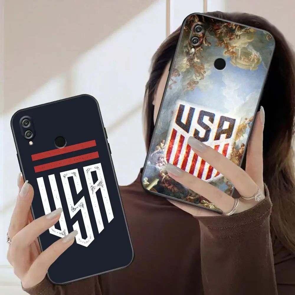 

30i Case For Honor 8X 9X 20 20i 50 30 70 Magic4 X6 X7 X8 X9 5G X40i X40 Play6T Pro Plus Lite Case Para The Stars And The Stripes