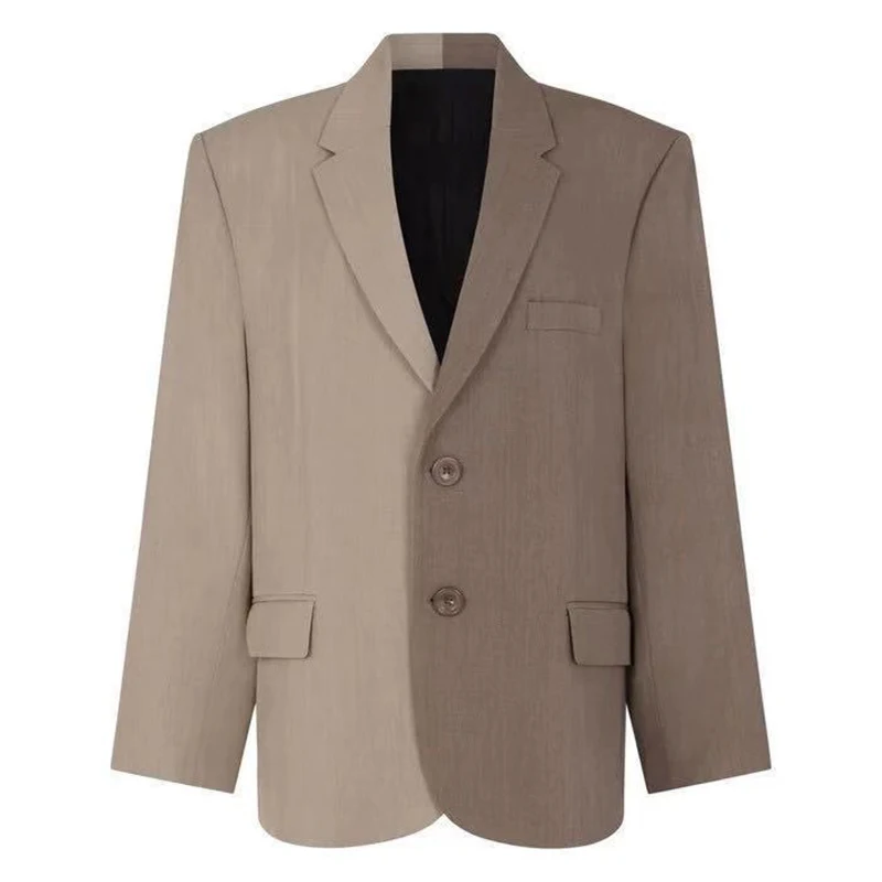 Elegant Women Notch Collar Long Sleeve Jackets&ampTrousers Suit Group Of Pant Set Fashion Contract Color Slim Blazer Work Outfits