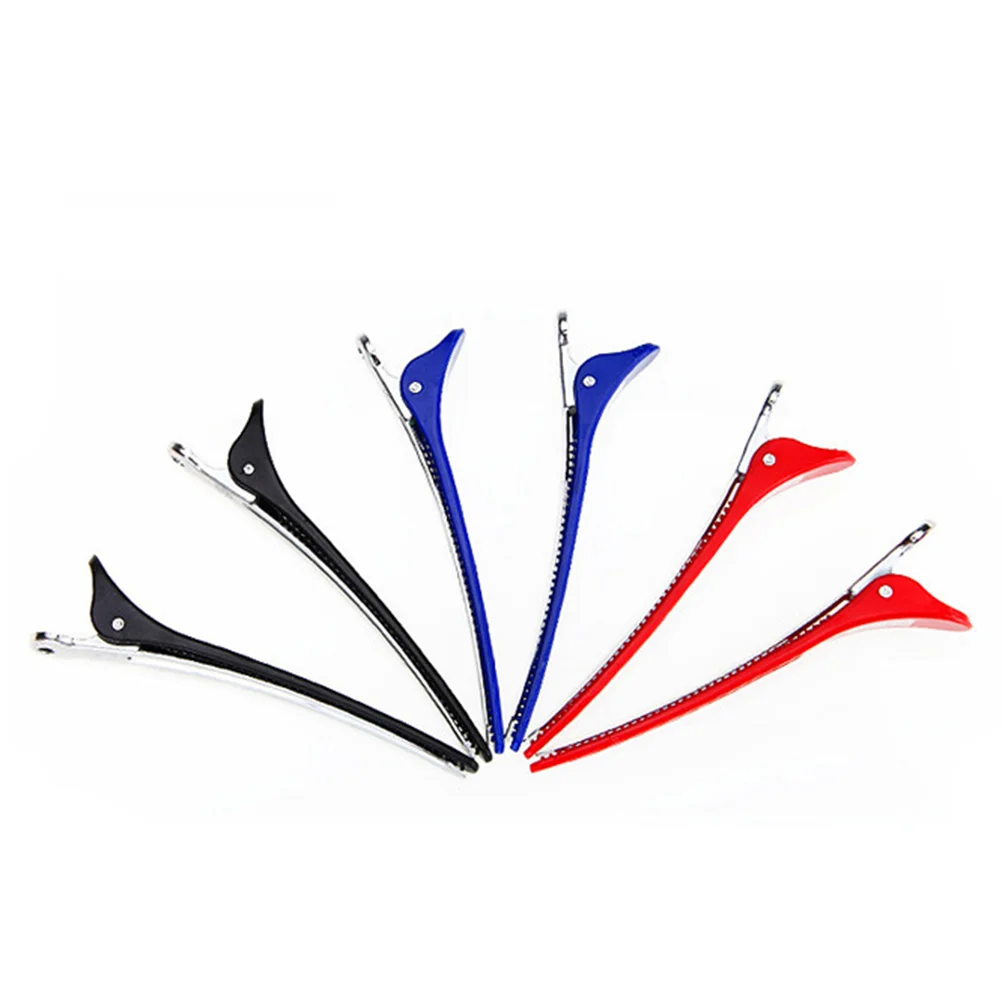 

12pcs Hair Clips Practical Durable Large Useful Hair Clips Sectioning Clips Duck Clips for Barber Hairdressing