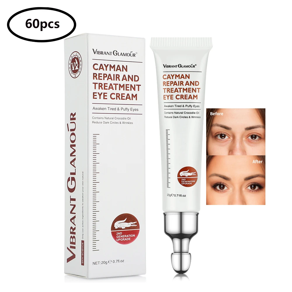 Wholesale 60pcs Instant Firming Eye Cream Anti Puffiness Remove Bags Dark Circles Anti Wrinkle Anti Age Care Recover