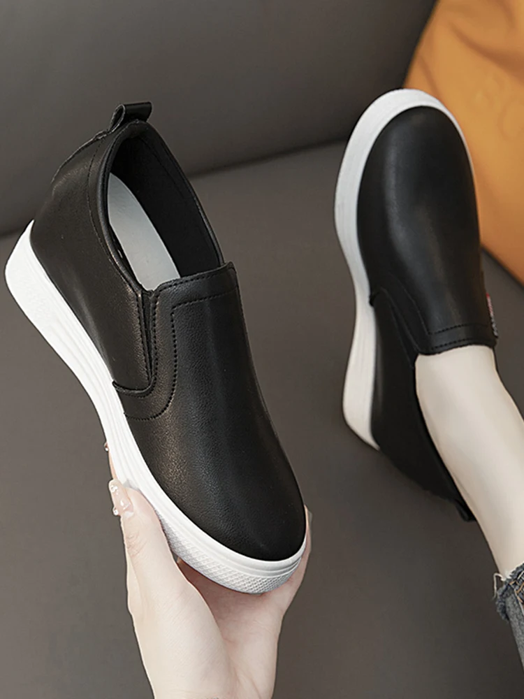 

Туфли женские на платформе, дизайнерские лоферы, сланцы, Повседневная Классическая обувь, танкетка, весна-лето 2022