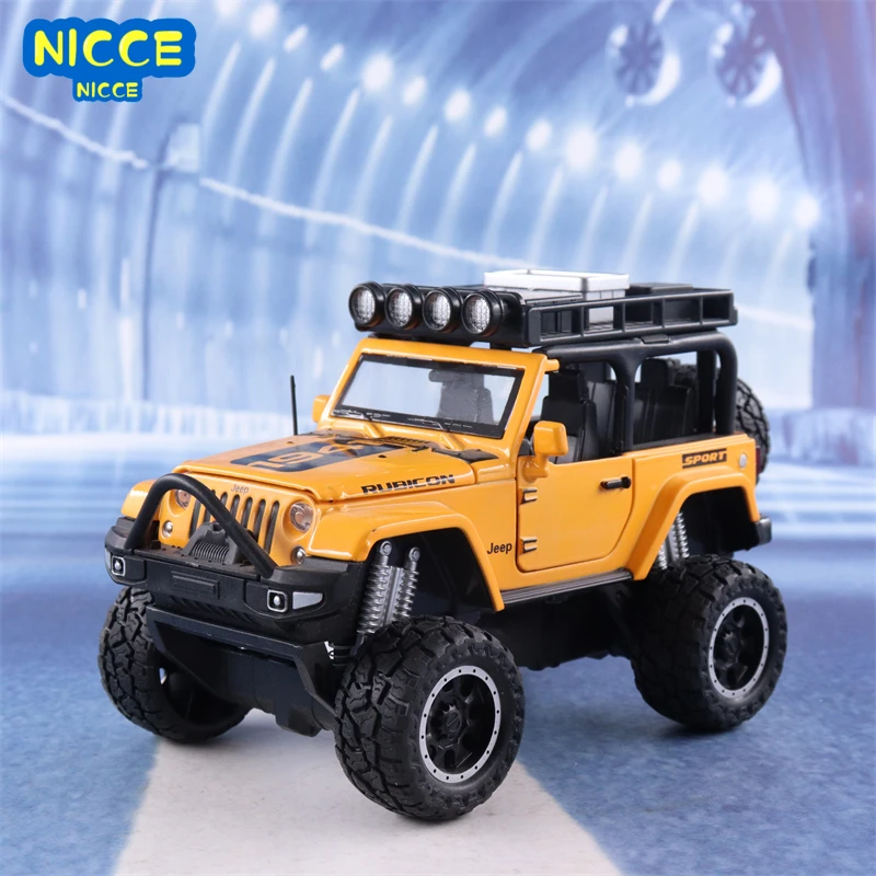 

Nicce 1:32 JEEP Wrangler Rubicon Modified Alloy Car Off-Road Vehicle Toy Diecast Toy Vehicles Metal Car Model Kids Toy Gift F453