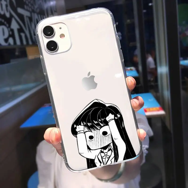 Чехол для телефона RUICHI с рисунком манги Chibi Komi Shouko Komi-san iPhone 11 12 Mini 13 Pro XS Max X 8 7 6s Plus 5