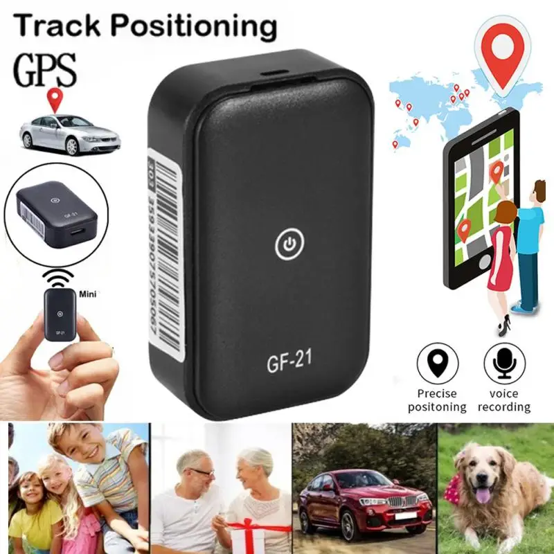 

Mini GPS Tracker GF21 Positioning Pet Elderly Children Car Anti-loss Anti-theft Device Positioning Two-way Voice Real-time Track