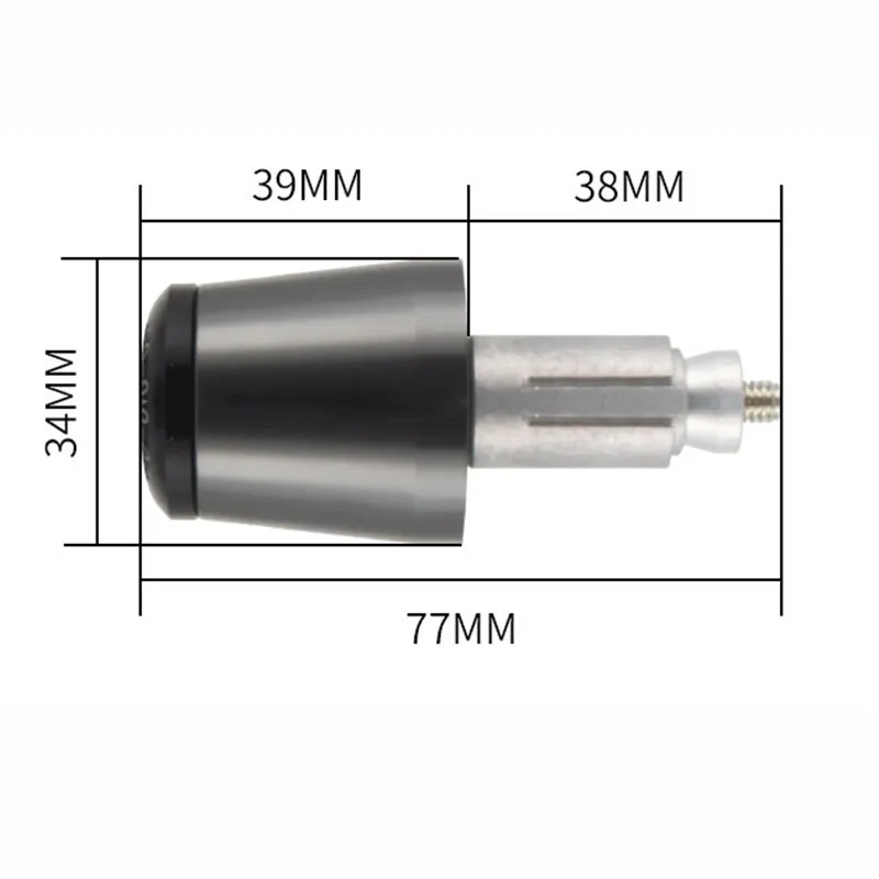 Черная серая заглушка для ручки мотоцикла Заглушка Руля Мотоцикла