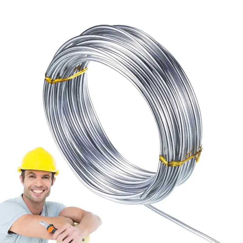 Гибкая алюминиевая проволока мягкая металлическая флористическая Anadзованная