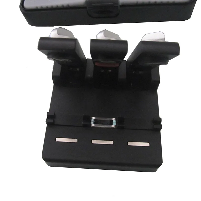 KL-51 Fiber V-groove Leather Line Fiber Optic Cable Coupler Bare Fiber ConnectionTest Aligner Docking PLC