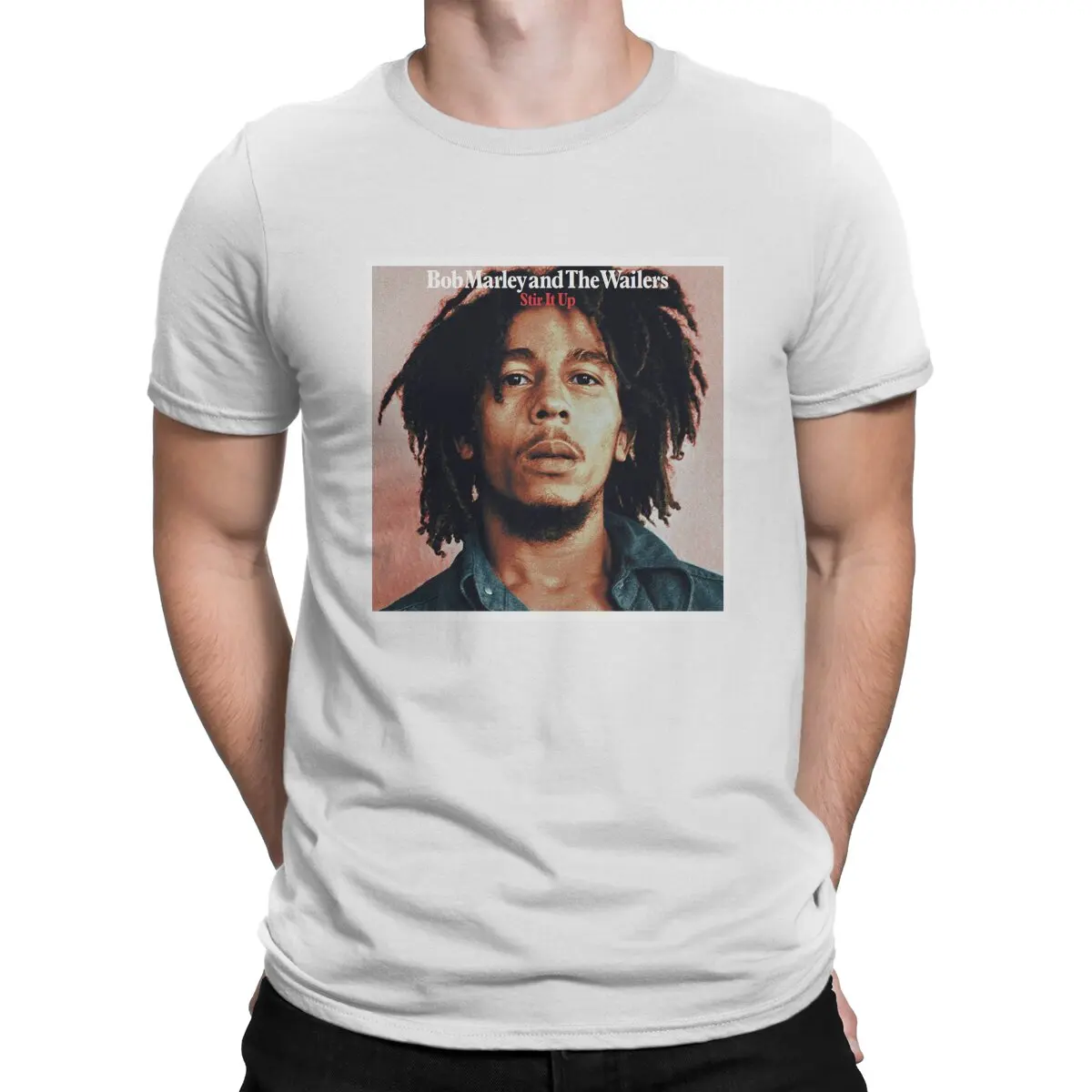 Забавная музыкальная Мужская футболка B-Bob Marley Music Повседневная из 100% хлопка с