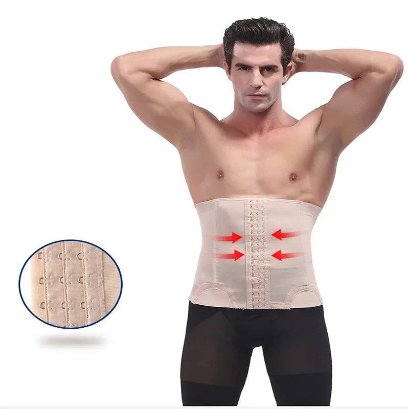 

Men Sports Belt Body Shaper Waist Support Trainer Girdle Lingerie Fajas Tummy Belly Band Slimming Shapewear
