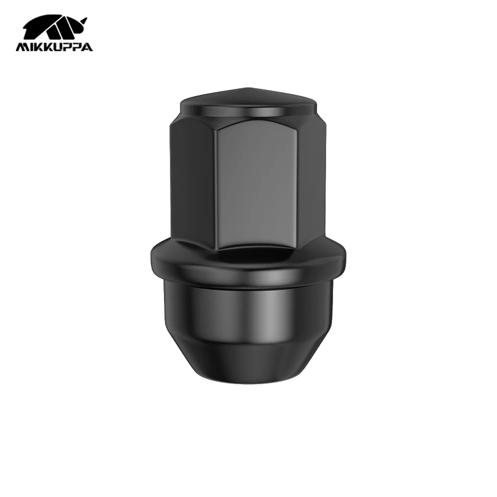 

MIKKUPPA 1 шт. 4 шт. M12x1,5 черные цельные колесные гайки M14x1,5 OEM заводской стиль антикоррозийные гайки для сиденья желудя подходят для Ford