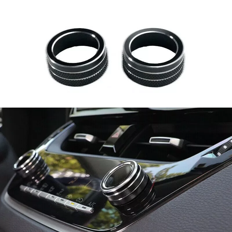 

For Toyota 2019-2021Car AC Climate Control Knob Trim Button Cover Auto Accessories Car AC Control Knob Cover