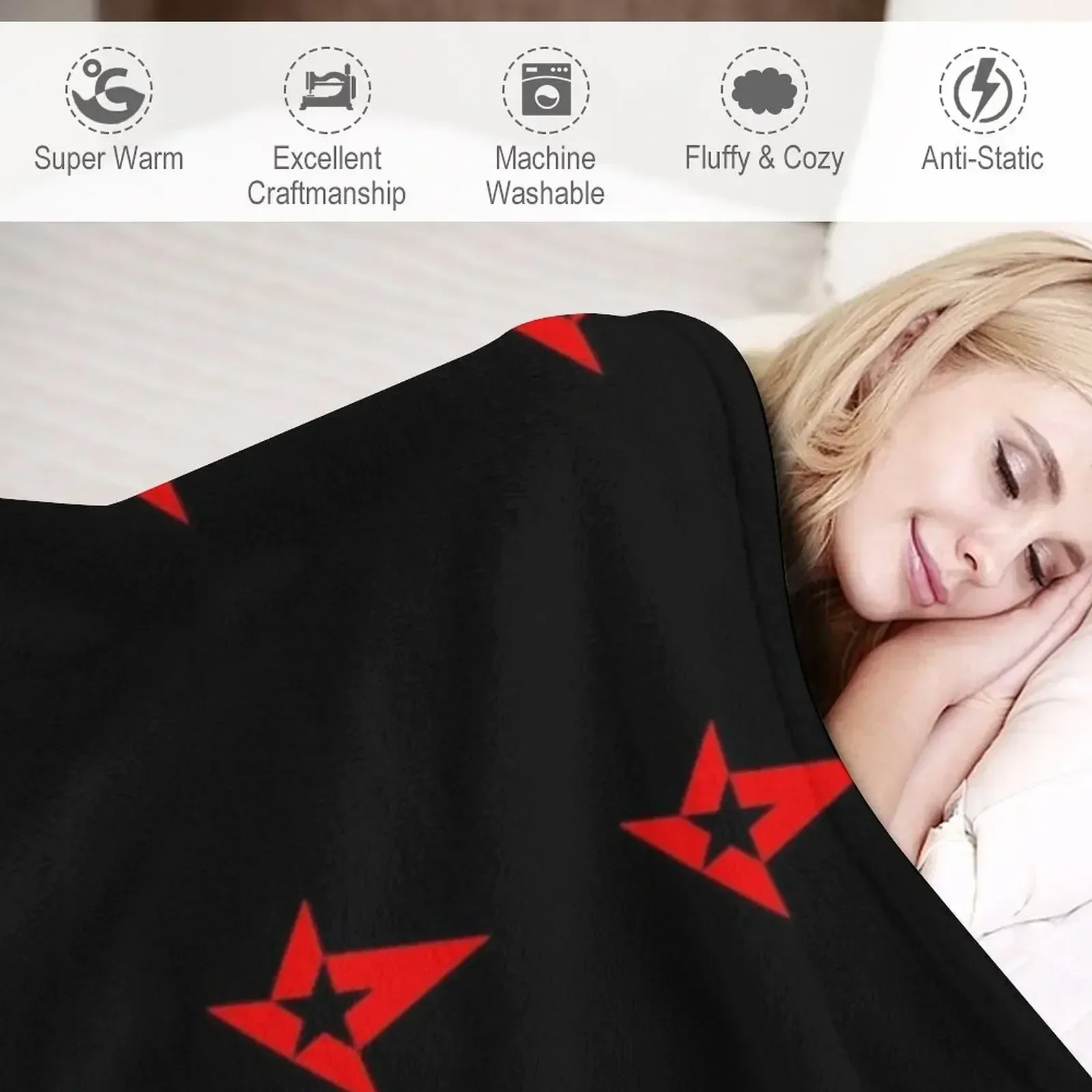 Astralis CS:GO eSports FPS Team Mask - Counter Strike Global Offensive Плед Одеяло Волосы Гигантский Диван