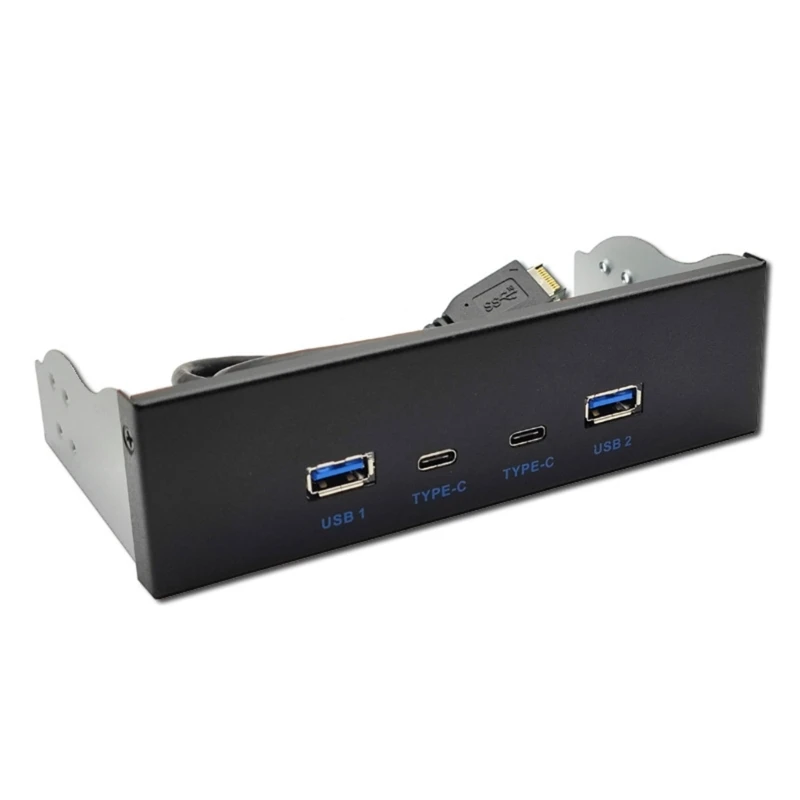 

USB3.2 Front Panel Hub Data Transfer Speeds Up to 5Gb/s(maximum) for Computer