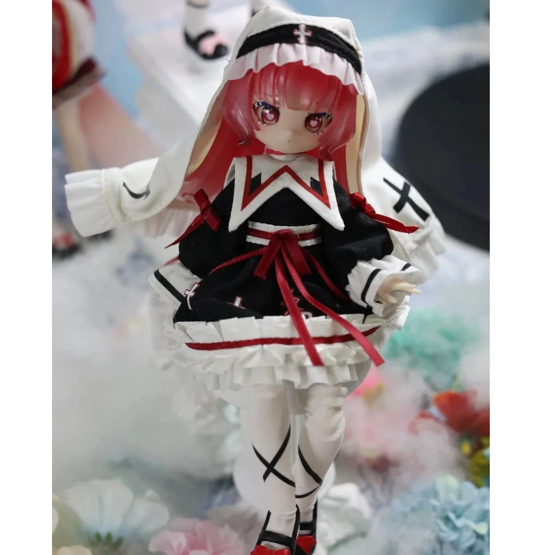 Фото Слипая коробка-сюрприз, натуральная Сакура, искусство Bjd, аномальная 1/12, шарнирная кукла, фигурка, орнамент, игрушка для девочек, подарок на день рождения №4