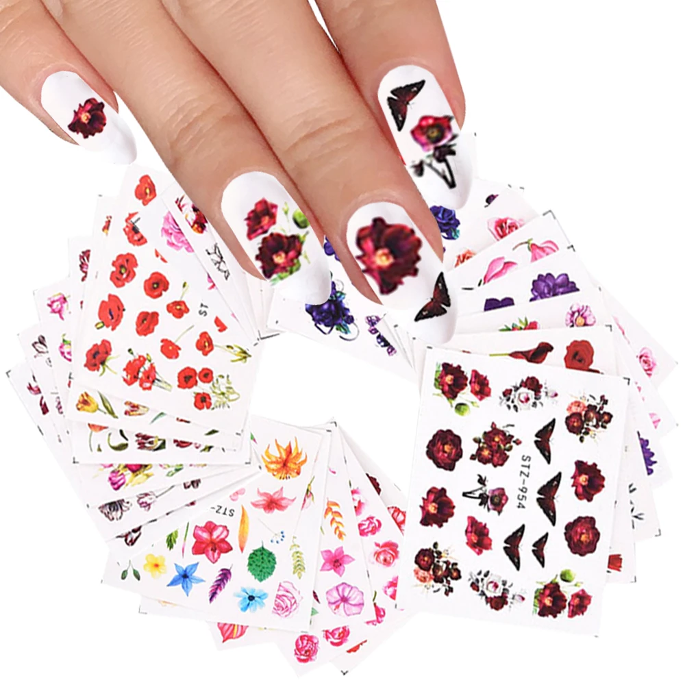Наклейки для ногтей переводные наклейки маникюра 1 шт. | Красота и здоровье