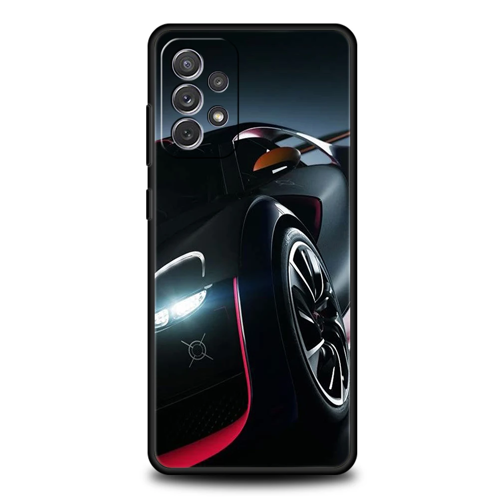Sports Cars Silicone Case For Samsung Galaxy A32 A52 A13 A22 A72 A51 A71 A41 A11 A31 A21S 5G Luxury Phone Cover Shell Fundas Bag