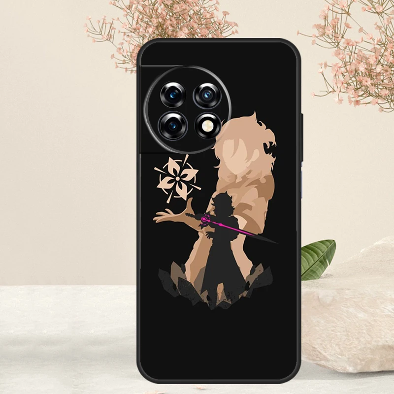 Чехол Genshin Impact Albedo чехол для OnePlus 12 11 10 9 Pro 12R 10R 10T 8T 9R Nord 2T N10 N20 N30 CE 2 3 Lite CE4