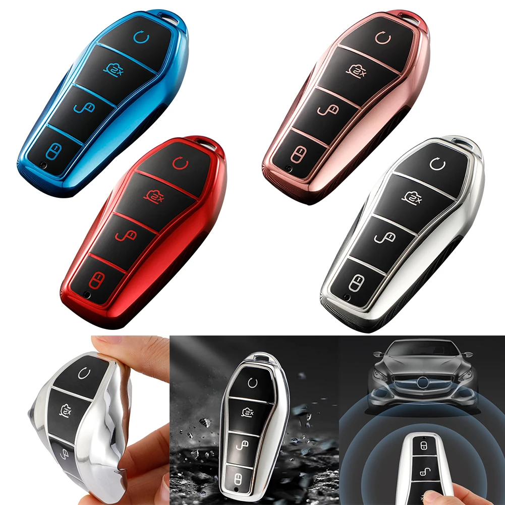 Чехол для ключа BYD Qin Plusdmi Han EV чехол автомобильного простая установка высокая