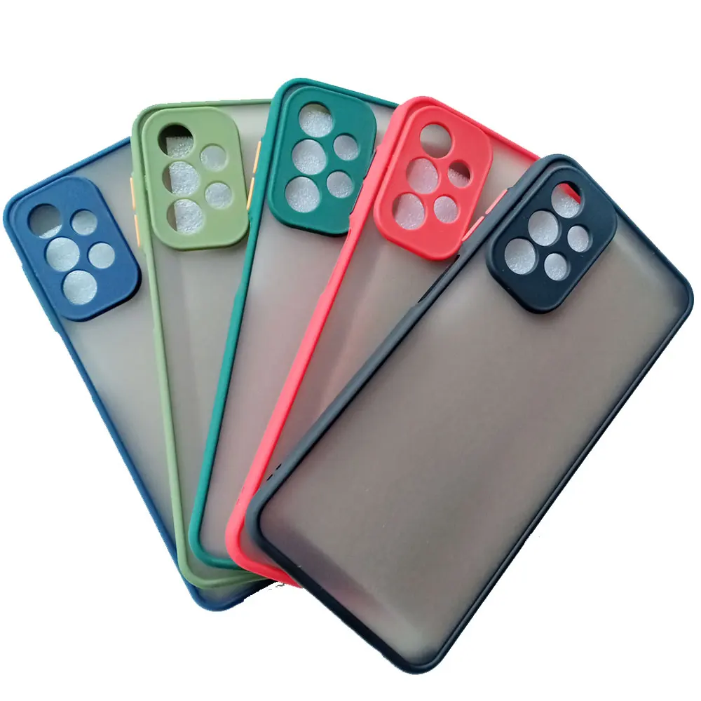 Для Samsung Galaxy A23 Защитный противоударный чехол для телефона Матовая задняя крышка