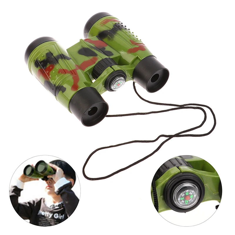 

1 pc Camo Color Binoculars Children Outdoor Telescope Simulation Outdoor Hunting Camping Field Survival Game Telescope Toys