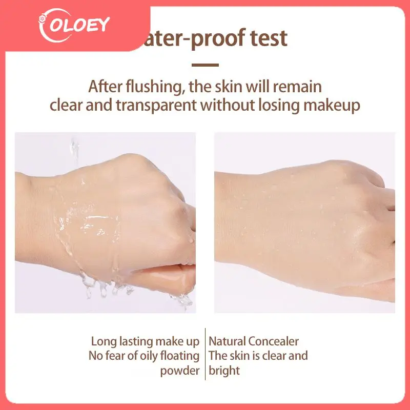 

Oily Skin Savior Lightweight Concealer Liquid Foundation Waterproof Lasting Hold Makeup Clear Make Up Whitening Cosmetics