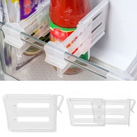 extendable refrigerator partition fridge food storage rack drugs cosmetics separating shelves divider kitchen gadgets