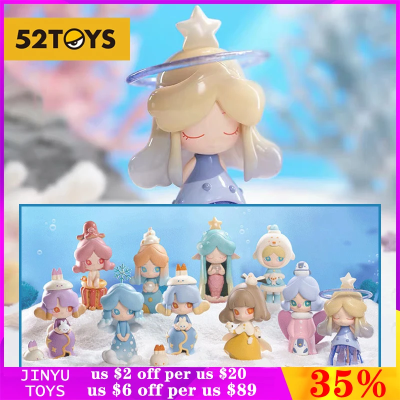 

Original Laplly Sea Country Seastory Series Blind Box Cute Cartoon Action Figure Doll Trendy Toys Model Children's Holiday Gift