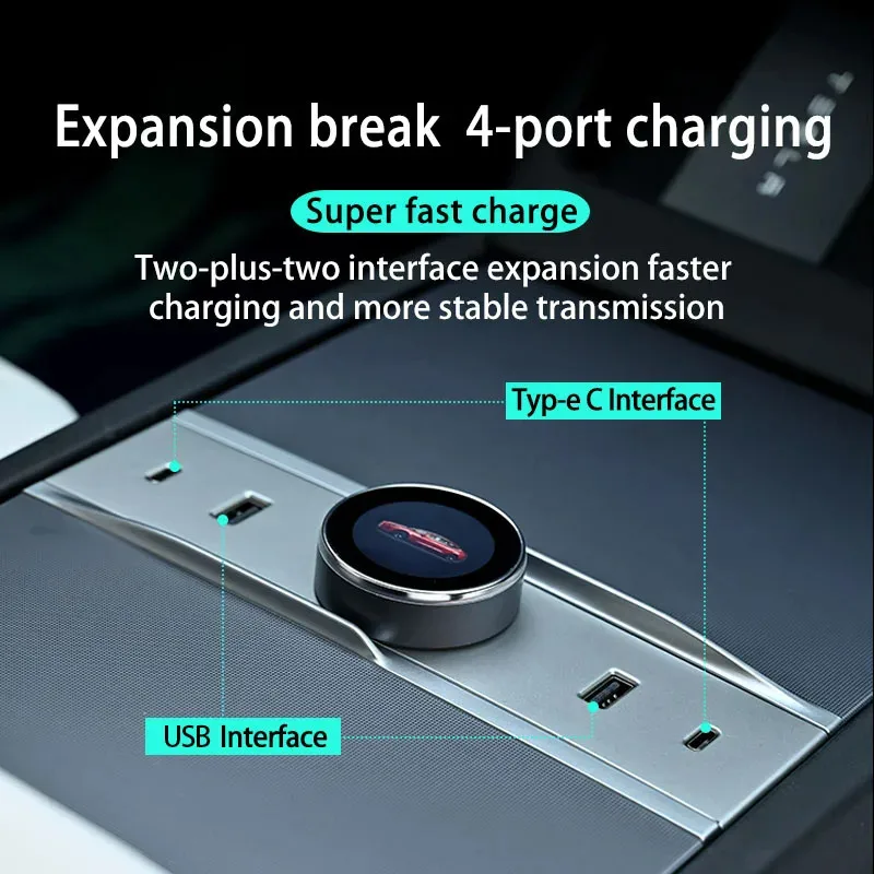 Док-станция с центральным управлением и кнопкой переключения передач для Tesla