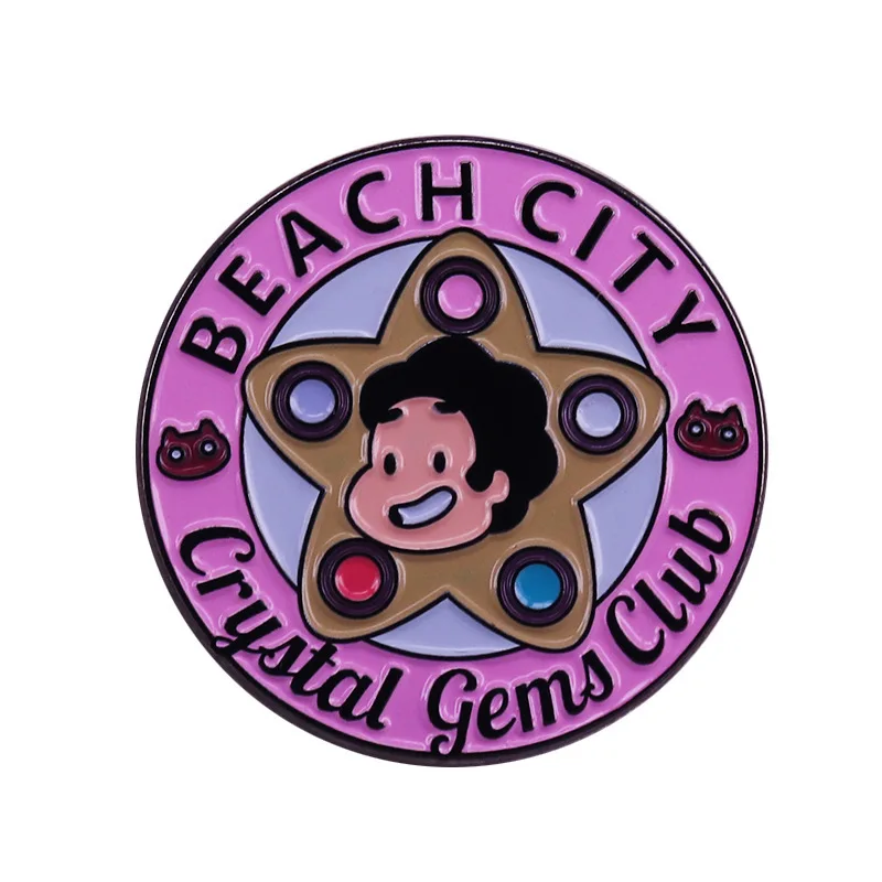 

Anime Steven Universe Lapel Pin Kawaii Enamel Pins Brooch брошь женская