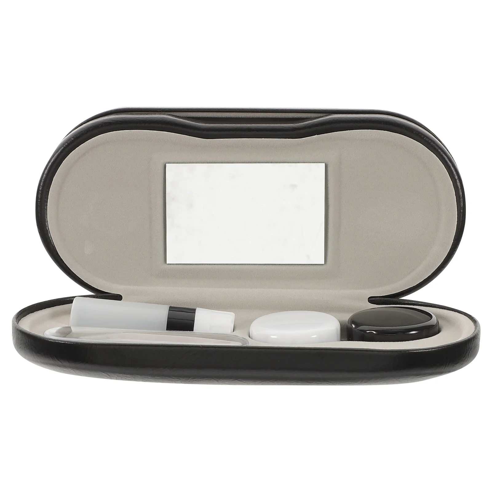 

Double Layer Glasses Container Dual-purpose Box Hard-shell Outdoor Case Travel Fine Velvet Organizer Portable