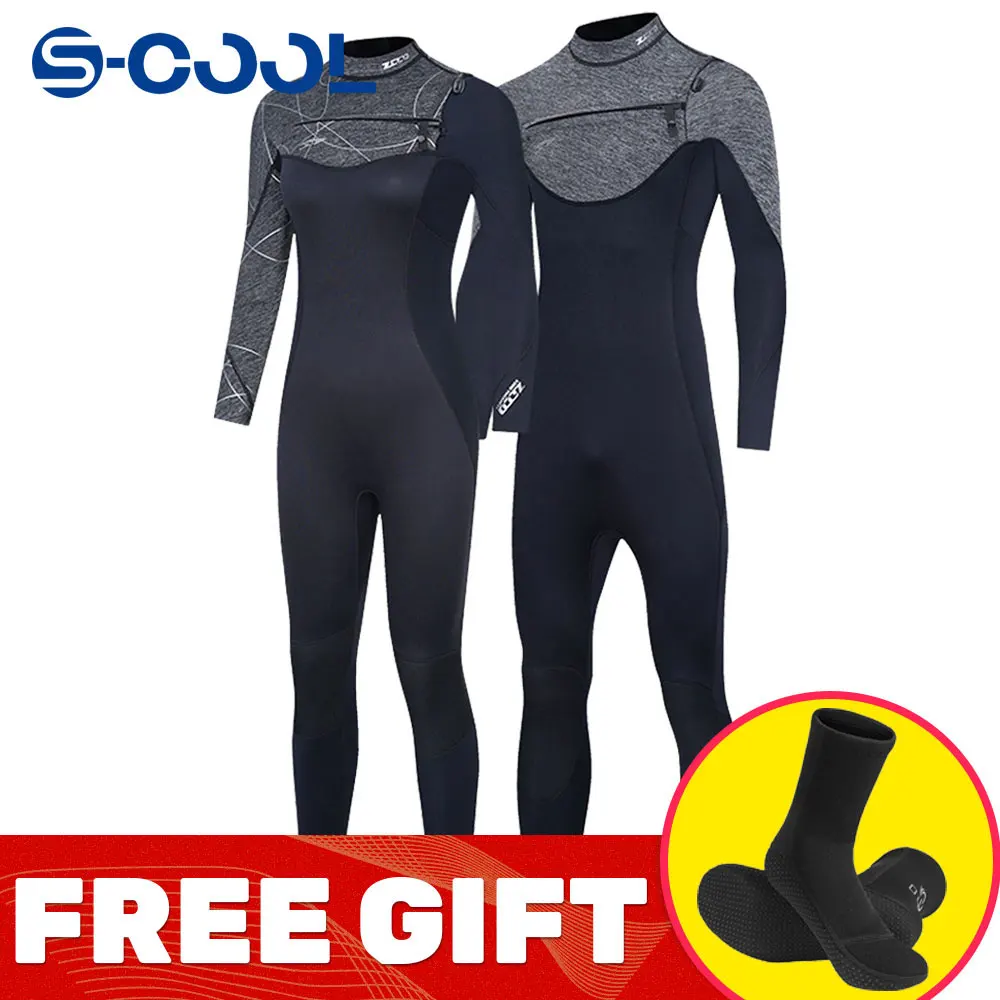 

Wetsuit Men Women 3mm Neopreno Scuba Diving Suit One-Piece Swimsuits Snorkeling Kayaking Rash Guards Surfing Fishing Kitesurf