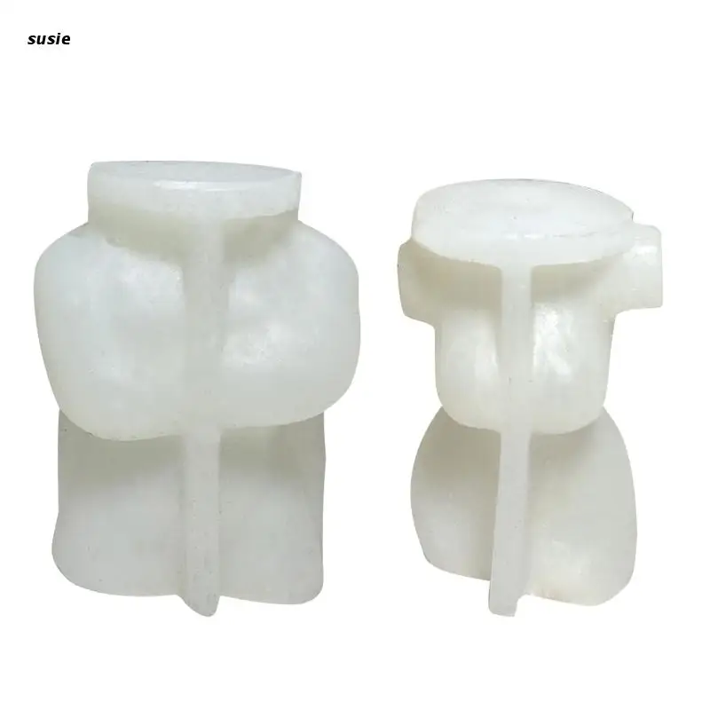 

X7YA Naked Human Body Male Female Mold 3D Nude Body Silicone Mold Woman Men Resin Casting Candle Mould for Soap DIY Crafts