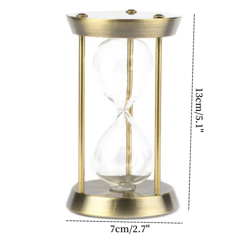 

Европейские ретро песочные часы с песочными часами, металлические пустые песочные стеклянные таймеры, сделай сам, украшения для домашнего офиса, удерживают песок от пляжей и пустылей