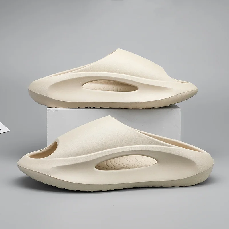 Мужские Нескользящие кроссовки на толстой подошве уличные сандалии из ЭВА