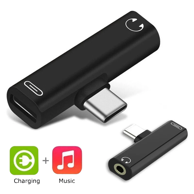 

Адаптер USB Type C на аудиоразъем 3,5 мм, 2 в 1