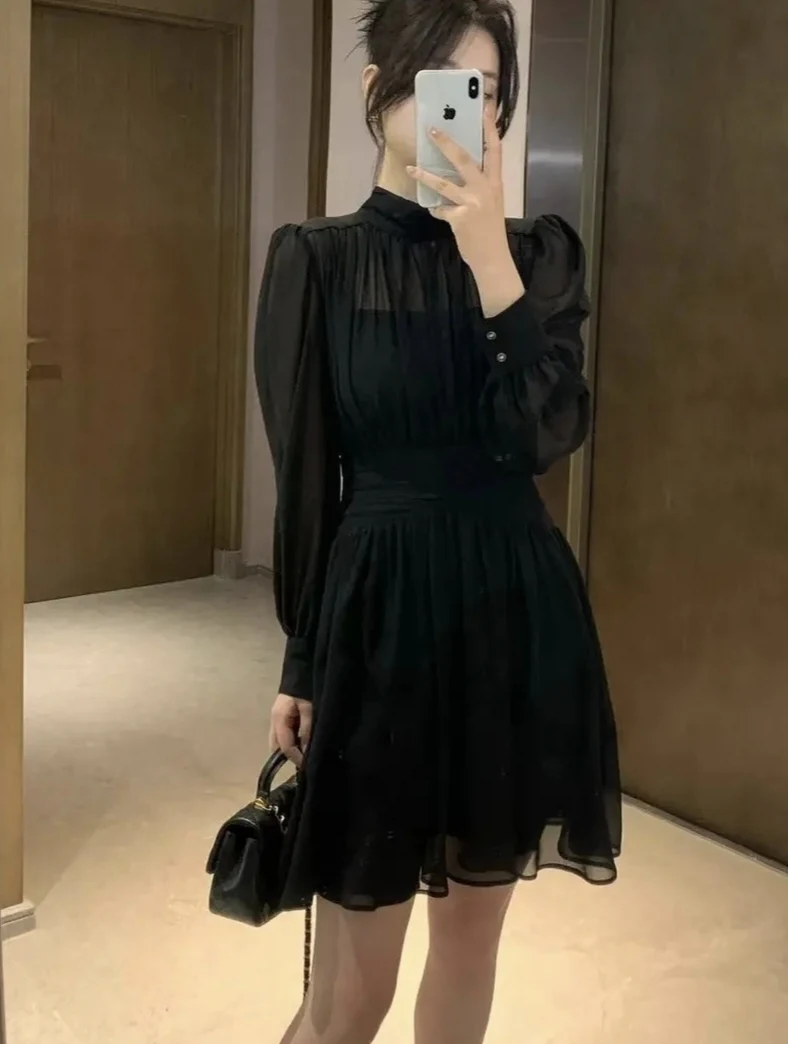 

2023 spring and summer women's clothing fashion new Long Sleeve Dress 0526