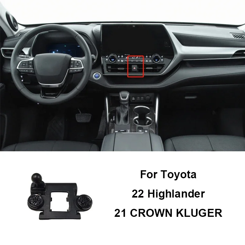 

Автомобильный специальный держатель для телефона, кронштейн, специальное основание для Toyota Highlander Corolla Sienna Camry RAV4 Vios, кронштейн для вентиляционного отверстия, зажим