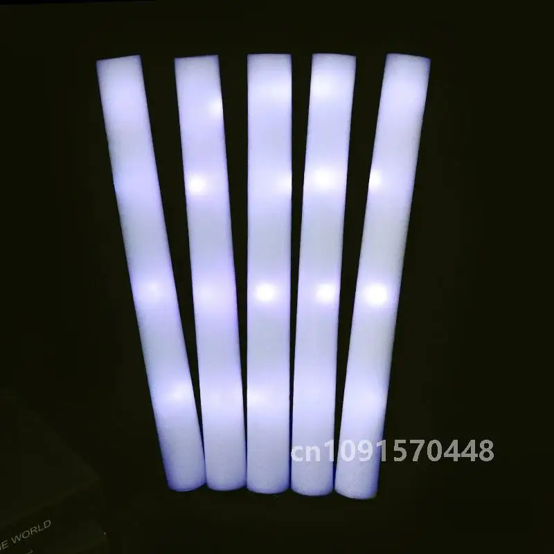 60 шт. белые светодиодные светящиеся оптом красочные палочки пенопластовая