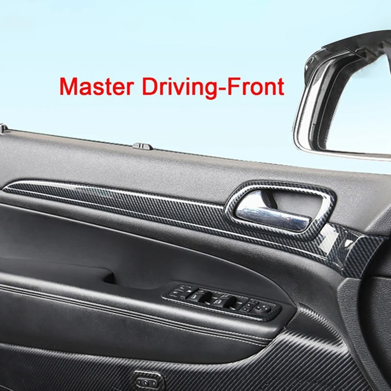 

7Pcs Center Console Decorative Panel Inside Handle Trim Interior Accessories For Jeep Grand Cherokee 11-21