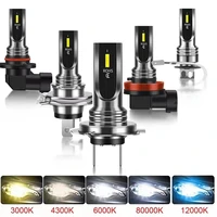 2pcs super bright h7 led bulb for car h4 headlight motorcycle h1 h3 h8 h9 h11 auto fog lamps 9005 9006 hb3 hb4 light 12v 24v 80w