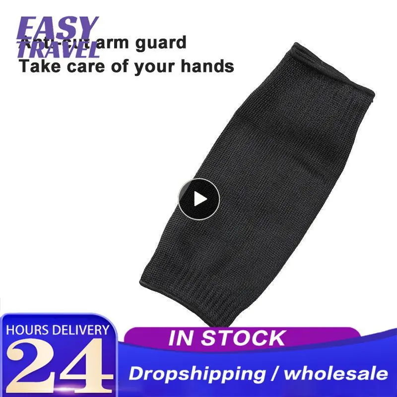 

Safety Arm Sleeve steel wire Anti Cut Puncture Proof Guard Bracers Protector Work Arm Knife Cut Resistant Gloves