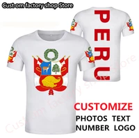 peru t shirt diy free custom name number per t shirt nation flag pe republic peruvian spanish country college text photo clothes