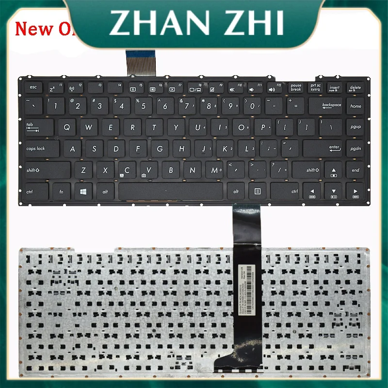 Новая клавиатура для ноутбука, совместимая с ASUS X450 W40C D452C W408L X452E X450C X450L R409L A450V F450VC A450LD Y841C Y841L