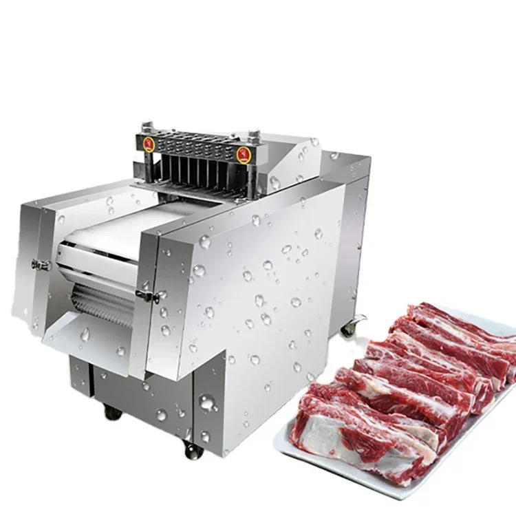 Автоматическая машина для изготовления кубиков мяса в замороженном виде